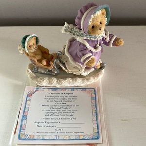 * 3/$12 * Cherished Teddies’ Figurine “Winter Brings a Season of Joy”